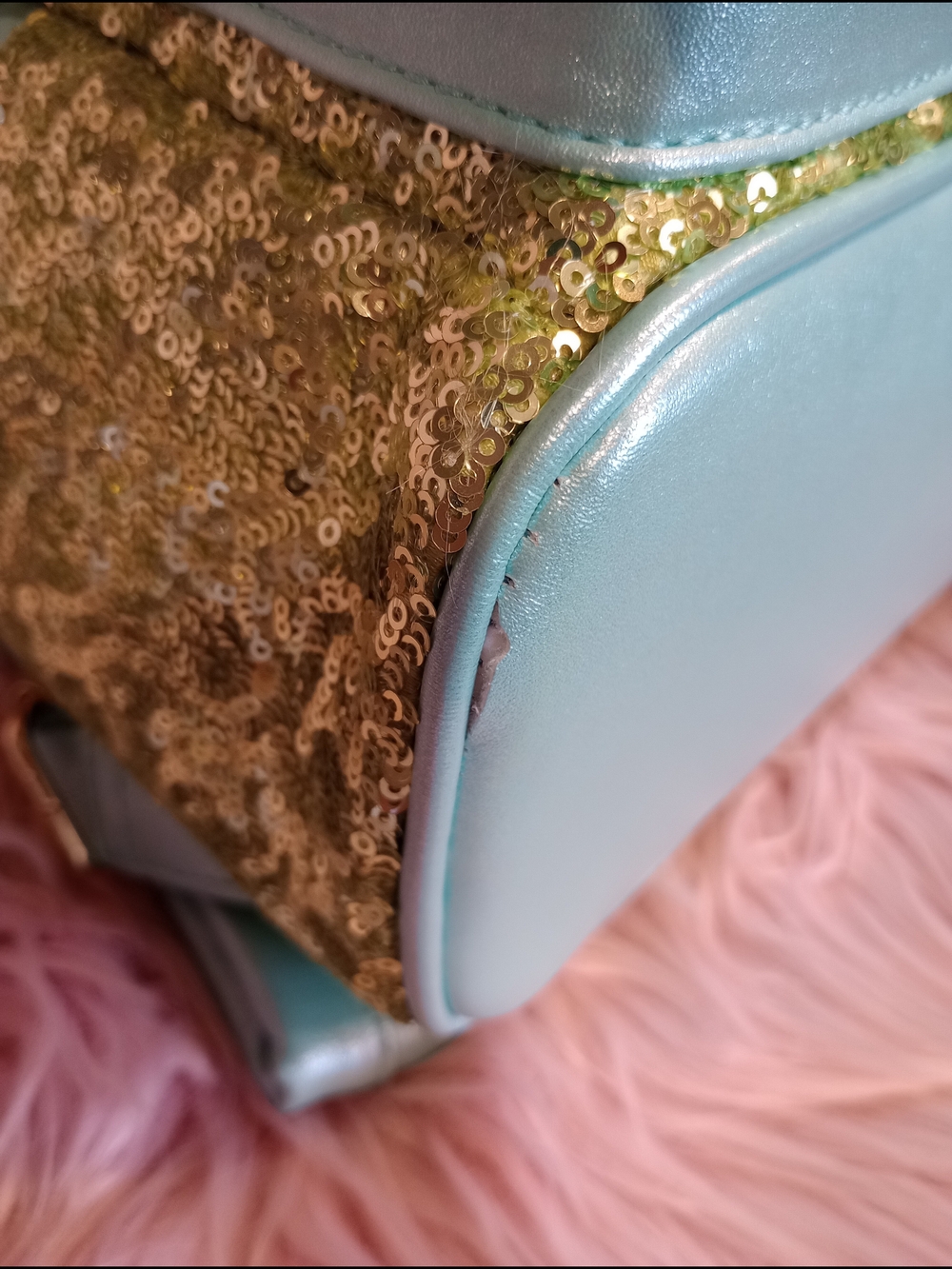 Disney Tinkerbell Sequin Backpack Loungefly - Picture 9 of 11
